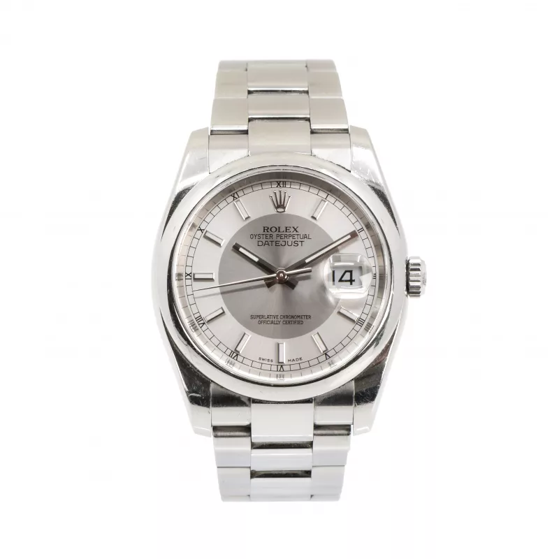 Rolex Datejust 36 116200 36mm Stainless steel Silver