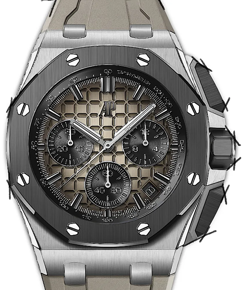 Audemars Piguet Royal Oak Offshore 26420SO.OO.A600CA.01 43mm Edelstahl Brown