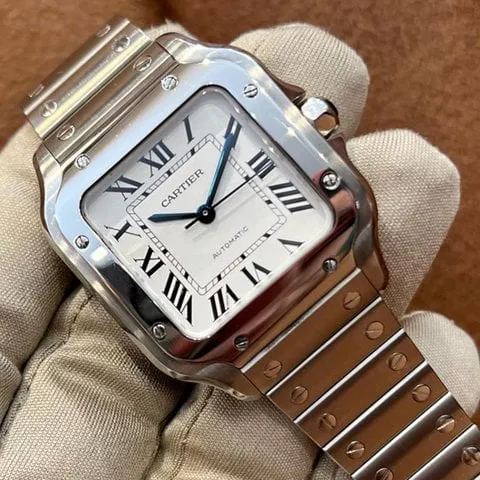 Cartier Santos WSSA0029 35mm Stainless steel Silver