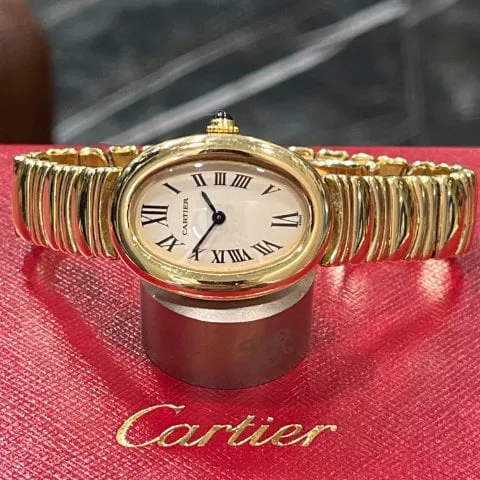 Cartier Baignoire W15045D8 Yellow gold Silver