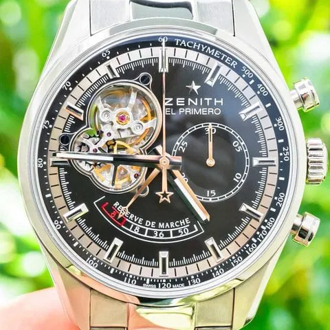 Zenith El Primero Chronomaster 03.2080.4021/21.M2040 42mm Stainless steel Black