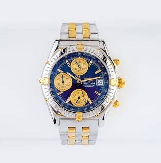 Breitling Chronomat B13050.1 Stainless steel and Gold-plated Blue