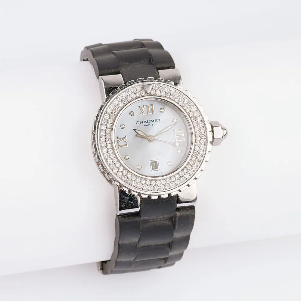 Chaumet Class One 32mm Stainless steel and Diamond Mother-of-pearl