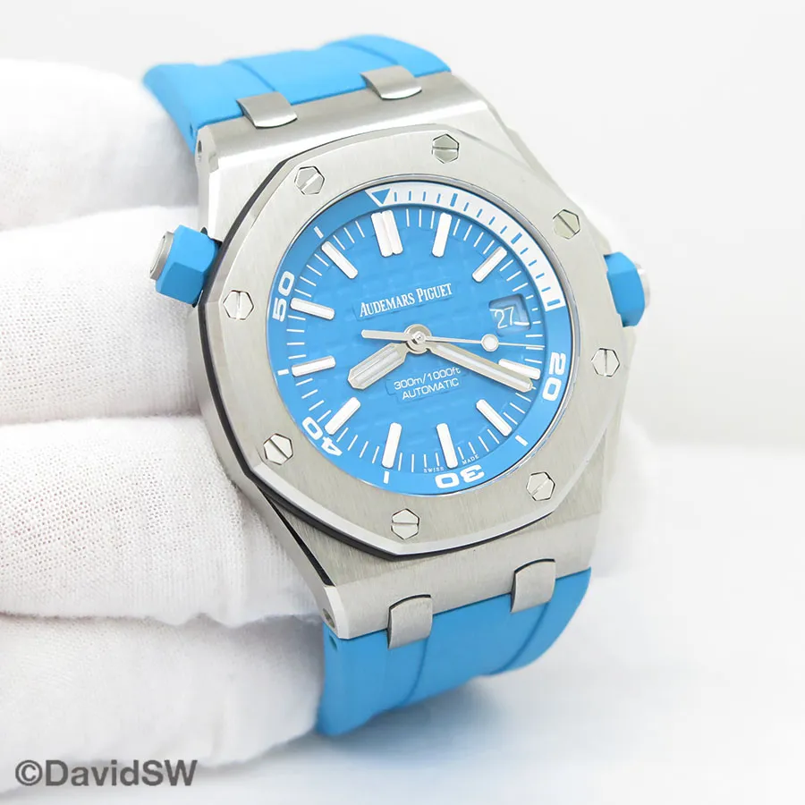 Audemars Piguet Royal Oak Offshore Diver 15710ST.OO.A032CA.01 42mm Stainless steel Turquoise