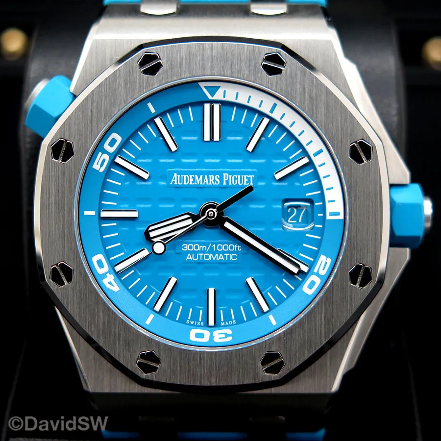 Audemars Piguet Royal Oak Offshore Diver 15710ST.OO.A032CA.01 42mm Stainless steel Turquoise 2