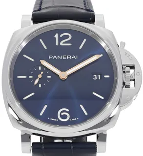 Panerai Luminor Due PAM 01274 Stainless steel Blue