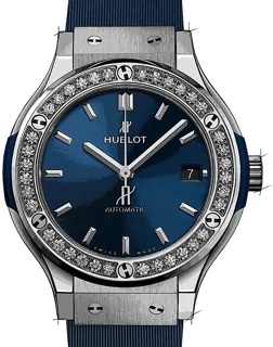 Hublot Classic Fusion 565.NX.7170.RX.1204 Titanium Blau