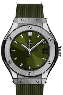 Hublot Classic Fusion 581.NX.8970.RX Titanium Grün