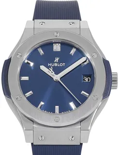 Hublot Classic Fusion 581.NX.7170.RX Titanium Blue