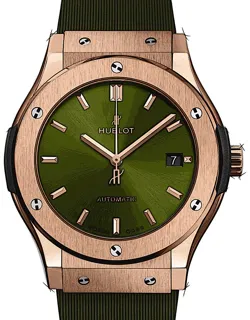 Hublot Classic 511.OX.8980.RX Yellow gold Green