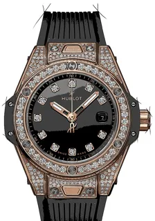 Hublot Big Bang 485.OX.1280.RX.1604 Yellow gold Schwarz