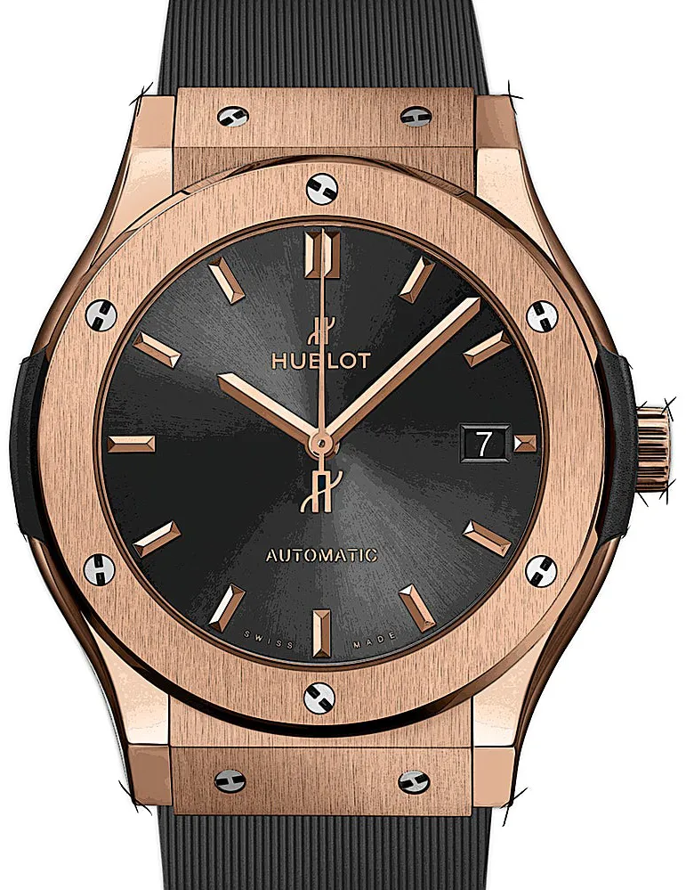 Hublot Classic Fusion 542.OX.7081.RX 42mm Yellow gold Gray