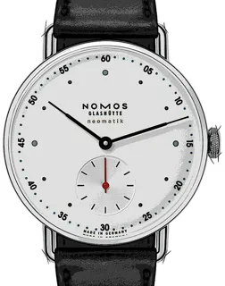 NOMOS Metro Neomatik 1106 Edelstahl Weiß