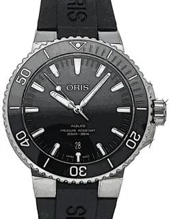 Oris Aquis 01 733 7730 4134-07 4 24 64EB Stainless steel Black