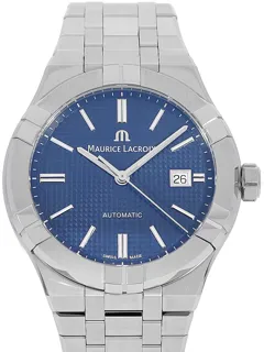 Maurice Lacroix Aikon Automatic AI6008-SS002-430-1 Stainless steel Blau