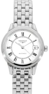 Longines Flagship L4.274.4.21.6 Stainless steel White