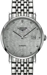 Longines Elegant L4.910.4.77.6 Stainless steel Silber