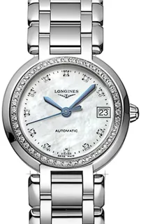 Longines Flagship L4.374.4.21.6 Stainless steel Weiß