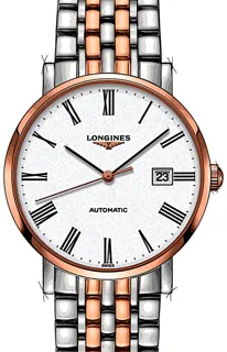 Longines Elegant L4.910.5.11.7 Stainless steel Weiß