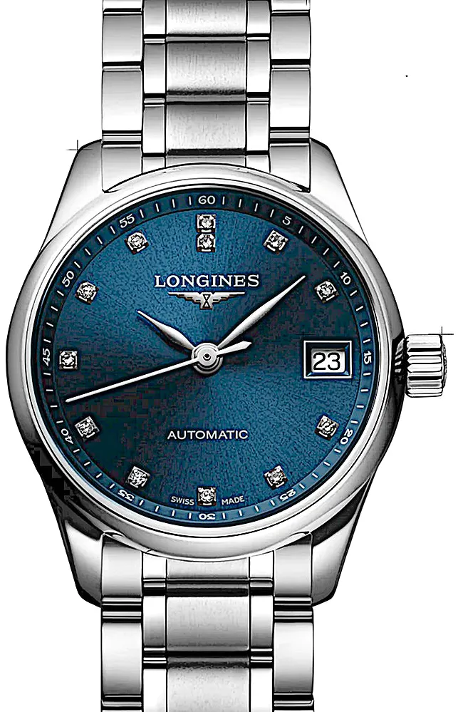 Longines Master Collection L2.128.4.97.6 25mm Edelstahl Blue