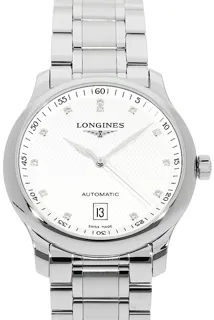 Longines Master L2.628.4.77.6 Stainless steel Silber