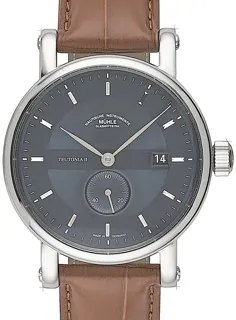 Mühle Glashütte Teutonia M1-33-42-LB Stainless steel Blue