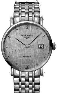 Longines Elegant L4.810.4.77.6 Stainless steel Silber