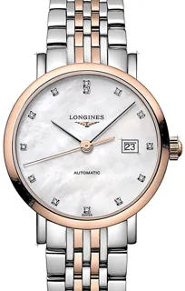 Longines Elegant L43105877 Stainless steel White