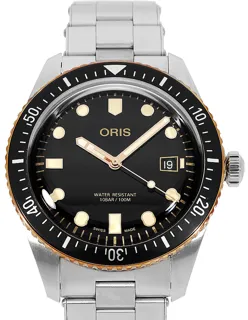 Oris Divers Sixty Five 01 733 7720 4354-07 8 21 18 Stainless steel Schwarz