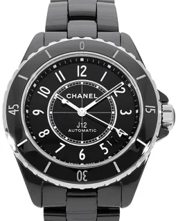 Chanel J12 H5697 Black ceramic Schwarz