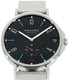 NOMOS Tangente Sport 581 42mm Edelstahl Schwarz