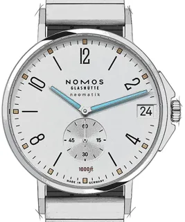 NOMOS Tangente Sport 580 42mm Edelstahl Weiß