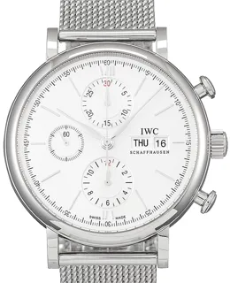 IWC Portofino Chronograph IW391028 Stainless steel Silver