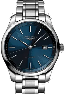 Longines Master L2.893.4.92.6 Stainless steel Blau