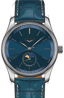 Longines Master L29094920 Stainless steel Blue