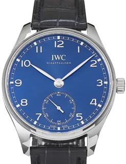 IWC Portugieser IW358305 Stainless steel Blue