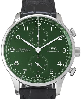 IWC Portugieser IW371615 Stainless steel Green