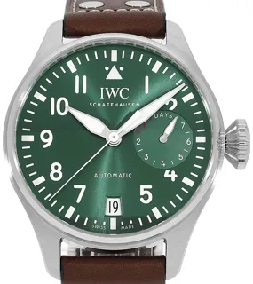 IWC Pilots Watch IW501015 Stainless steel Green