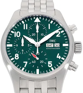 IWC Pilots IW388104 Stainless steel Green