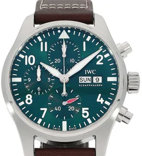 IWC Pilots IW388103 Stainless steel Grün