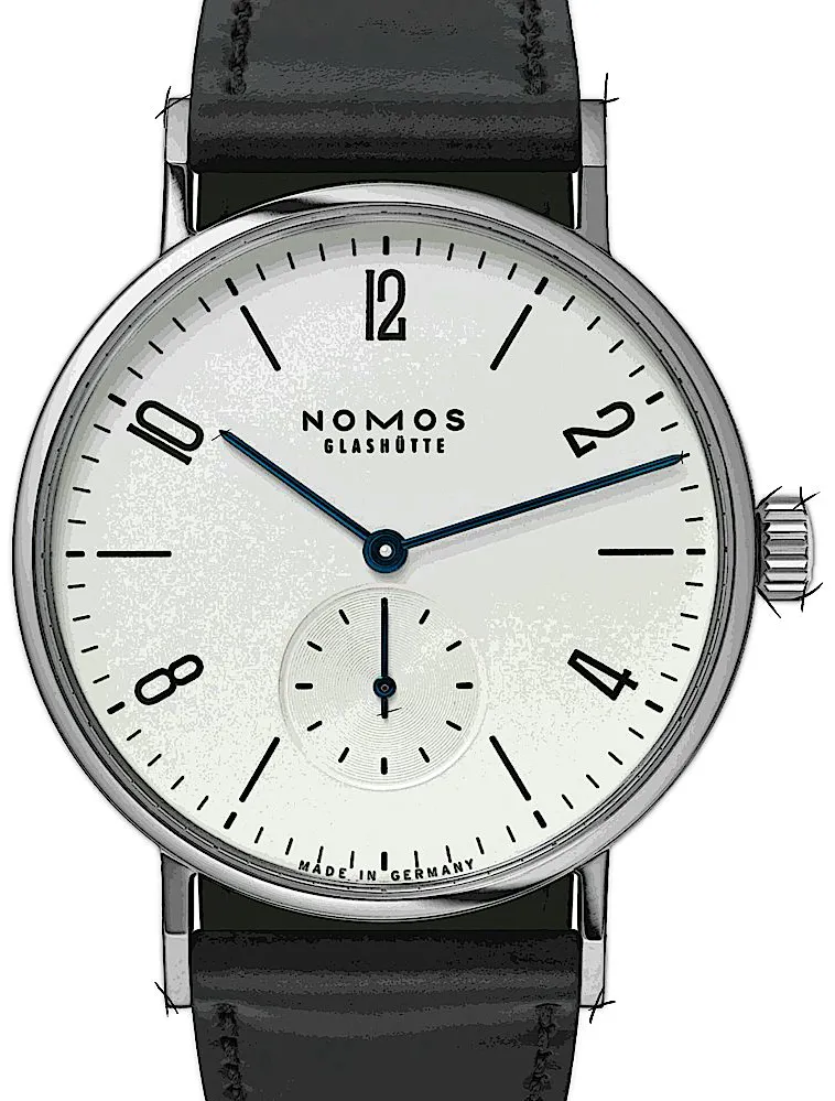 NOMOS Tangomat 641 38mm Edelstahl White