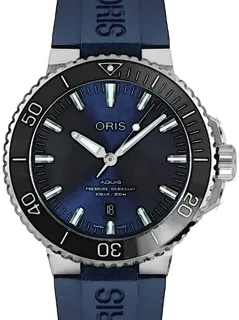 Oris Aquis 01 733 7730 4135-07 4 24 65EB Stainless steel Blau