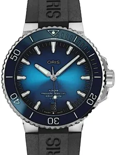 Oris Aquis Date 01 400 7763 4135-07 4 24 74EB Stainless steel Blue