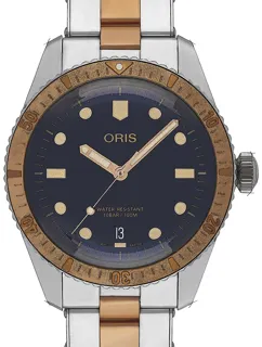 Oris Divers Sixty Five 01 733 7707 4355-07 8 20 17 Bronze and Stainless steel Blau