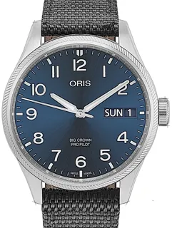 Oris Big Crown 01 752 7760 4065-07 3 22 05LC Stainless steel Blue