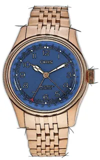 Oris Big Crown 01 754 7741 3165-07 8 20 01 Bronze Blue