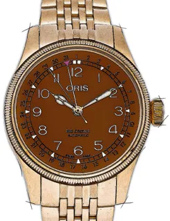 Oris Big Crown 01 754 7741 3166-07 8 20 01 Bronze Braun