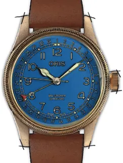 Oris Big Crown 01 754 7741 3165-07 5 20 58BR Bronze Blau