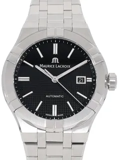 Maurice Lacroix Aikon Automatic AI6008-SS002-330-1 Stainless steel Black