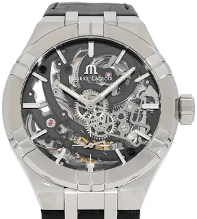 Maurice Lacroix Aikon Skeleton AI6028-SS001-030-1 Stainless steel Gray